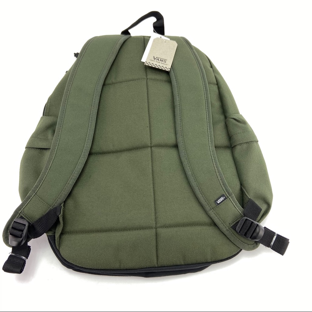 Vans Planned Pack 3 Grey Olive Laptop Backpack - Picture 3 of 3